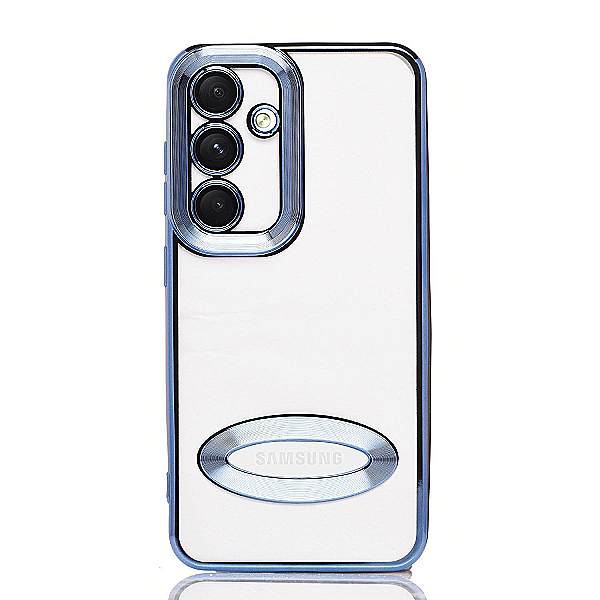 Maskica za Samsung Galaxy A35 "Elegant Transparent Case" - Plava
