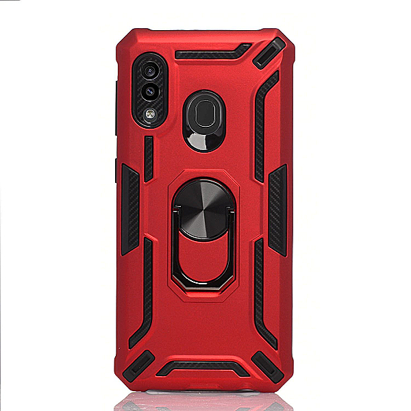 Maskica za Samsung Galaxy A20e "Men Of Steel" - Metalik crvena #2