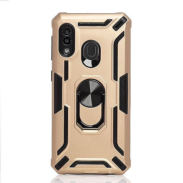 Maskica za Samsung Galaxy A20e "Men Of Steel" - Metalik zlatna #2