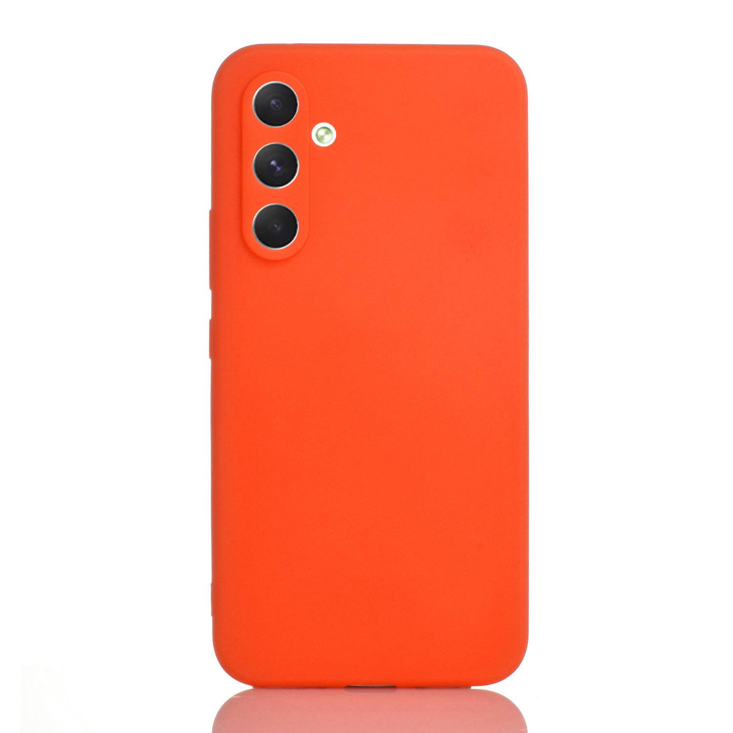 Maskica za Samsung Galaxy A35 "One Color Rhapsody" - Fluorescentno narančasta