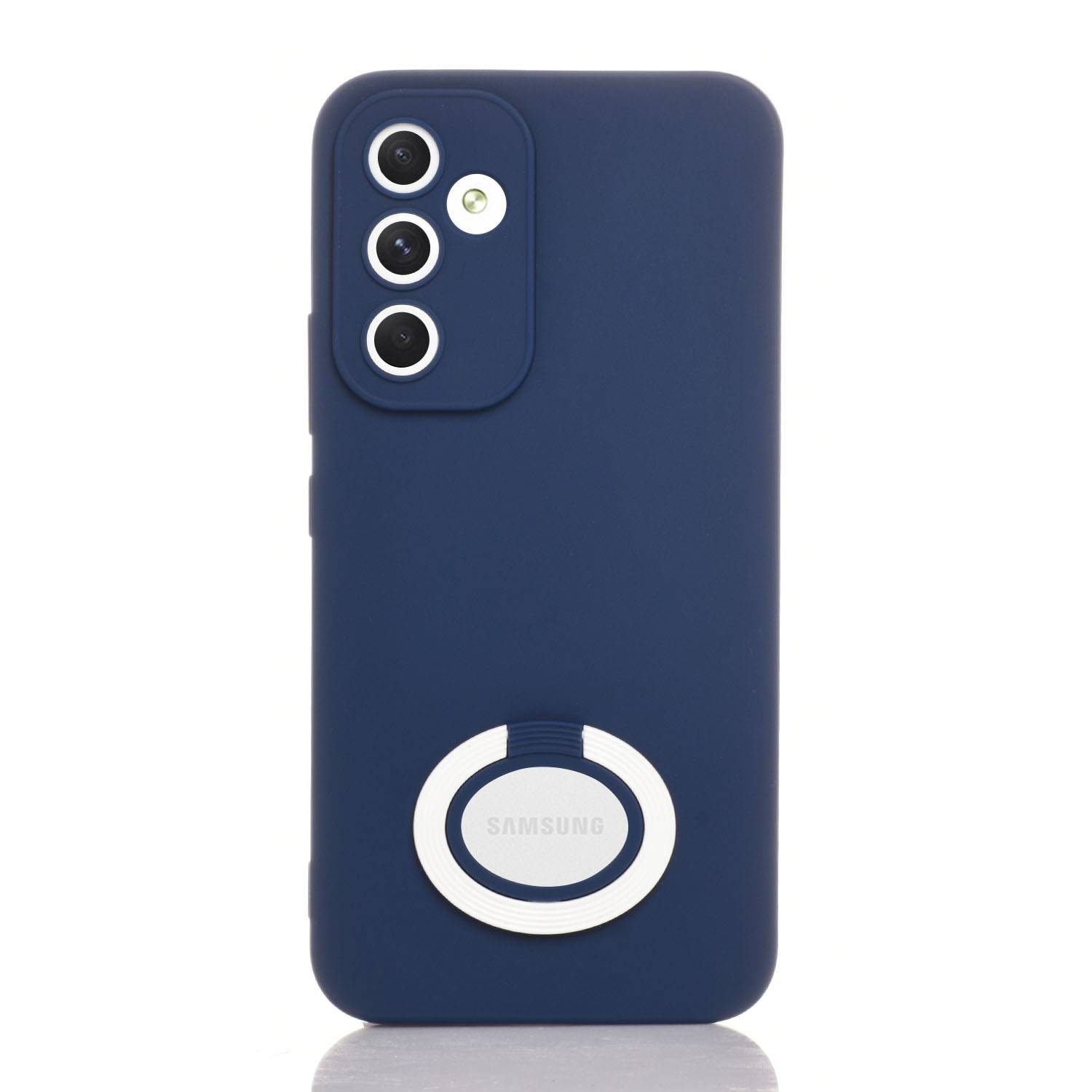 Maskica za Samsung Galaxy A34 5G "Ring Color Case" - Tamno plava / bijela