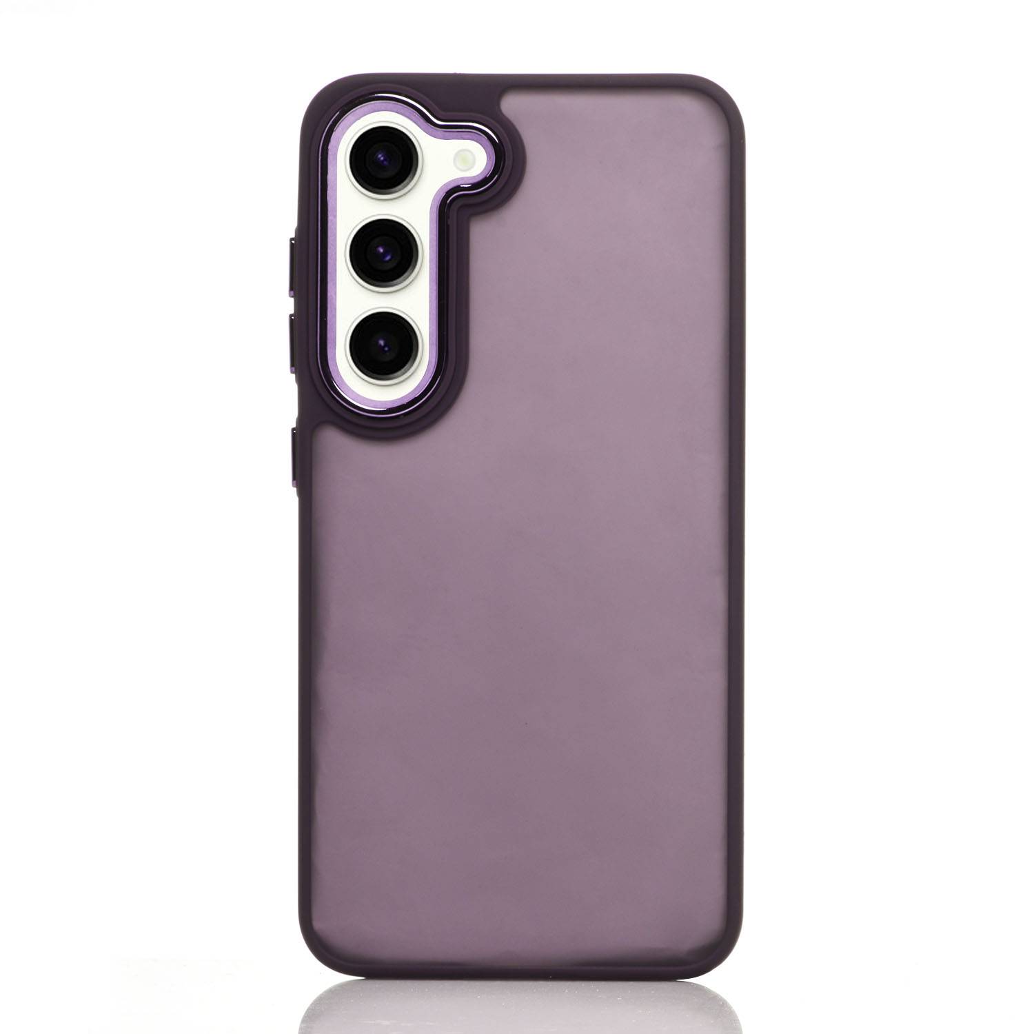 Maskica za Samsung Galaxy S23+ "Color Edge" - Tamno ljubičasta