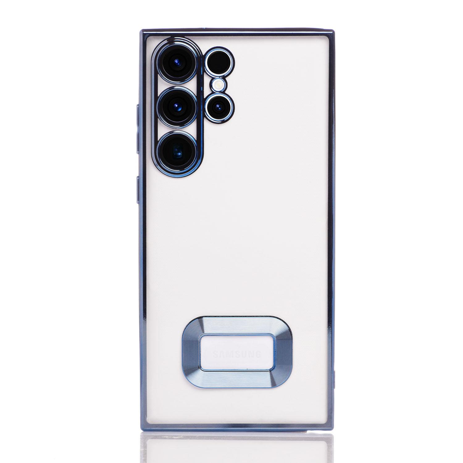 Maskica za Samsung Galaxy S23 Ultra "Elegant Transparent Case" - Plava