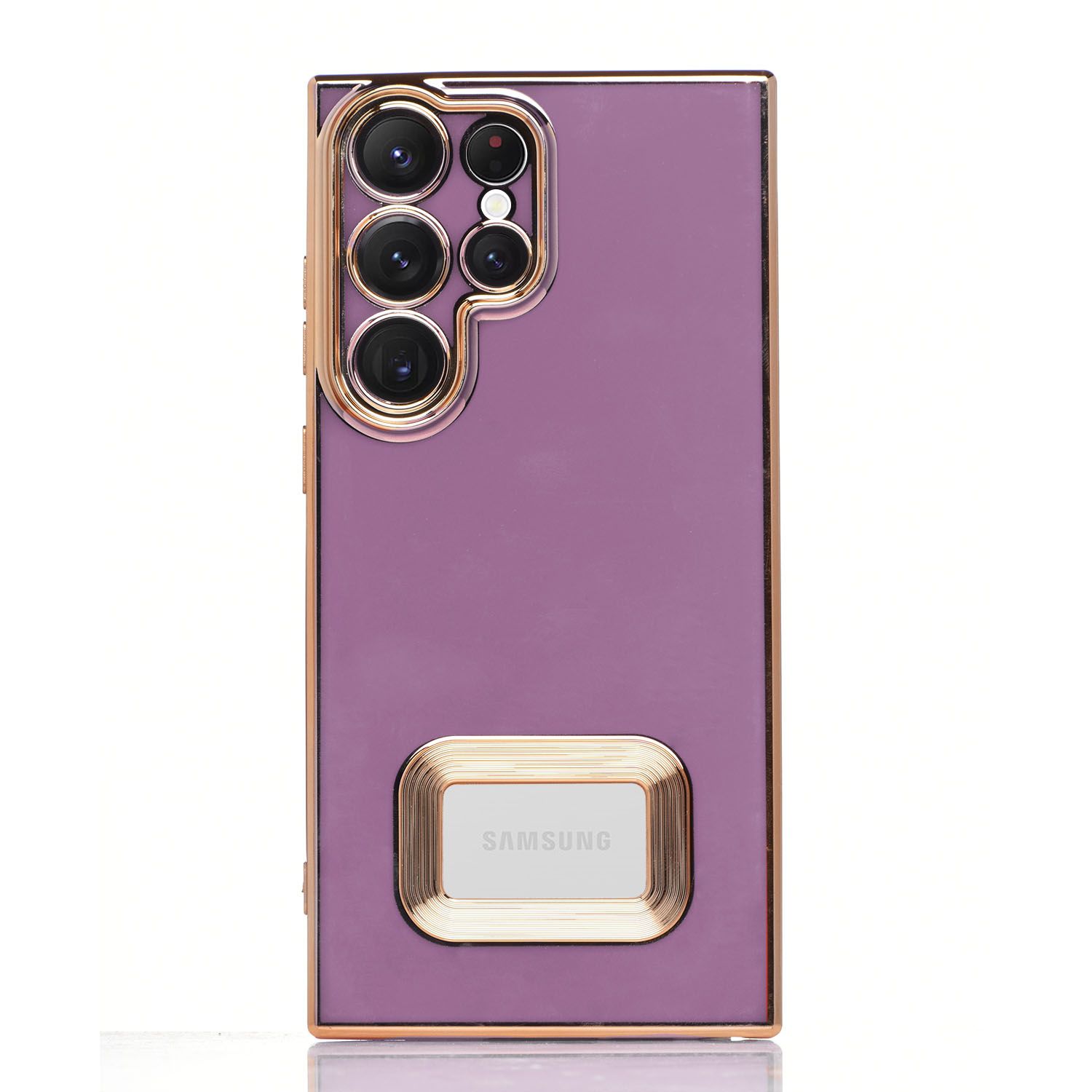 Maskica za Samsung Galaxy S23 Ultra "Elegant Color Case" - Tamno ljubičasta