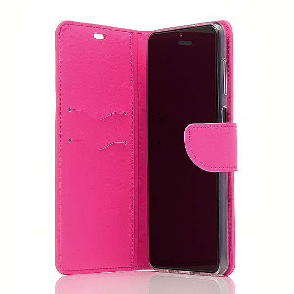 Torbica za Samsung Galaxy A12 "Two Faced Ordinary" - Fuksija roza