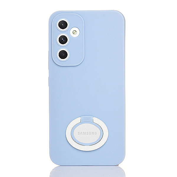 Maskica za Samsung Galaxy A54  "Ring Color Case" - Svijetlo plava / bijela