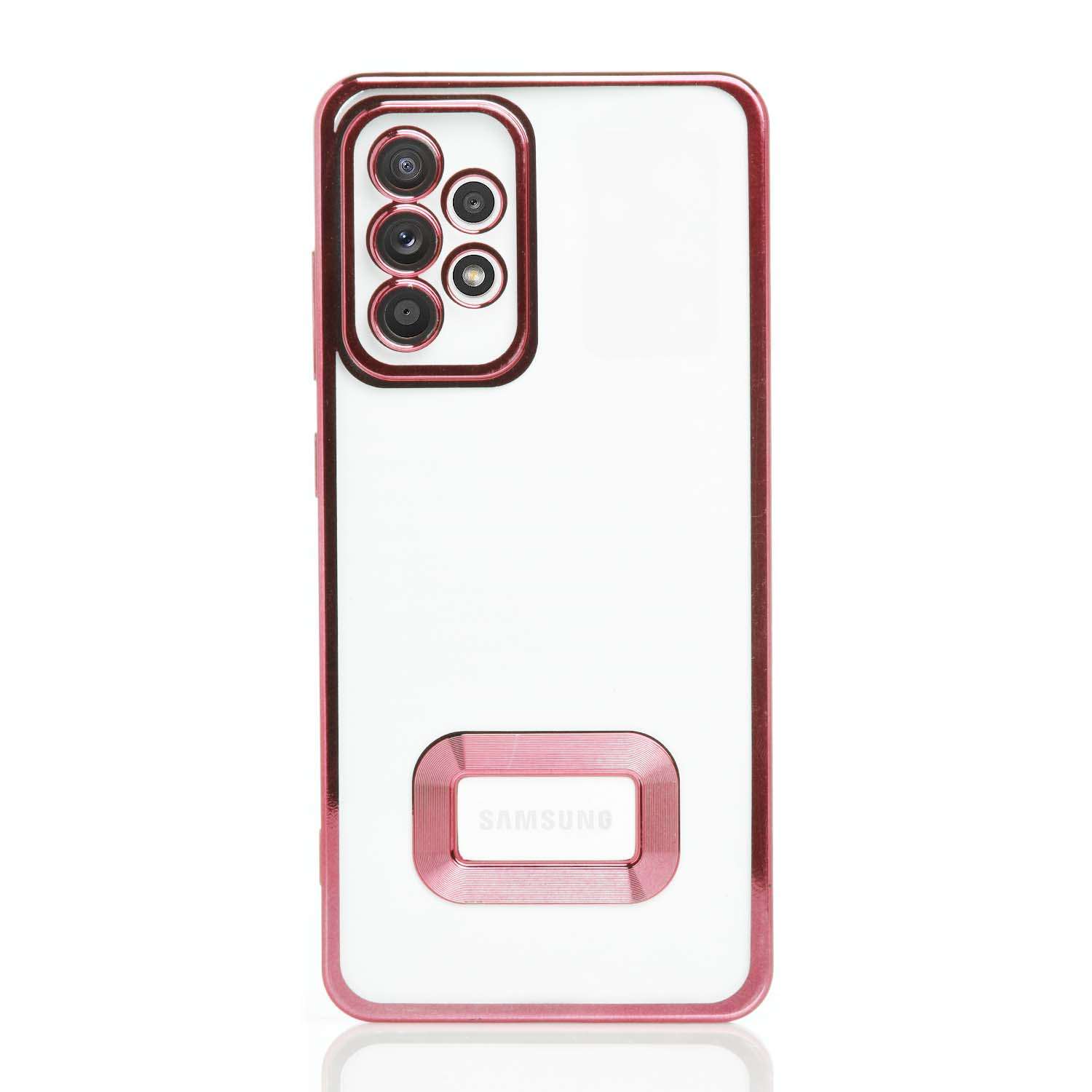 Maskica za Samsung Galaxy A52 / A52s "Elegant Transparent Case" - Roza