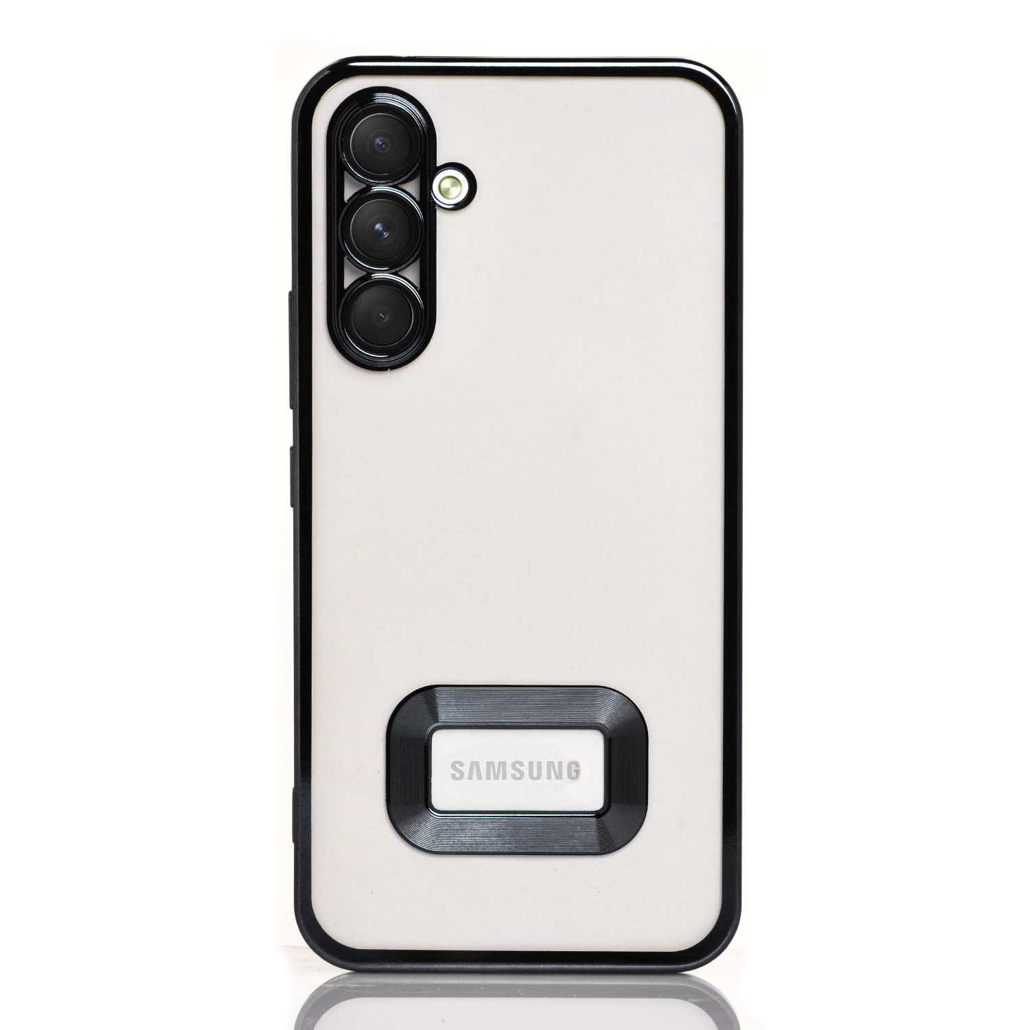 Maskica za Samsung Galaxy A54 "Elegant Transparent Case" - Crna