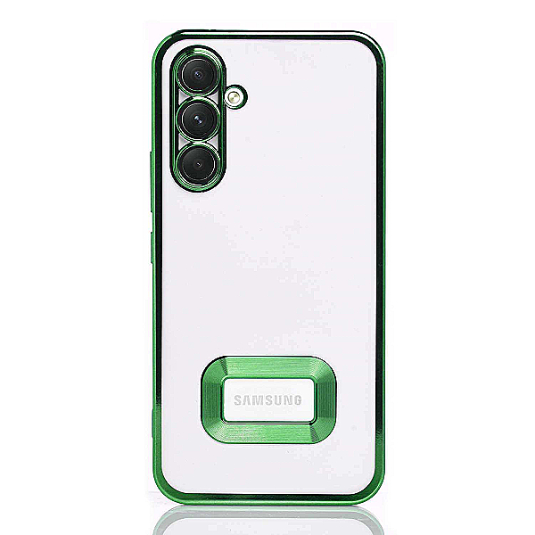 Maskica za Samsung Galaxy A54 "Elegant Transparent Case" - Zelena