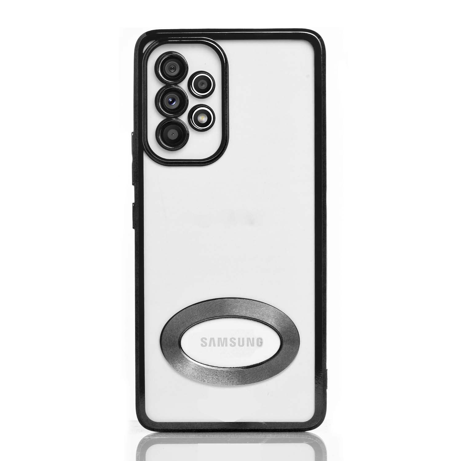 Maskica za Samsung Galaxy A53 5G "Elegant Transparent Case" - Crna #2