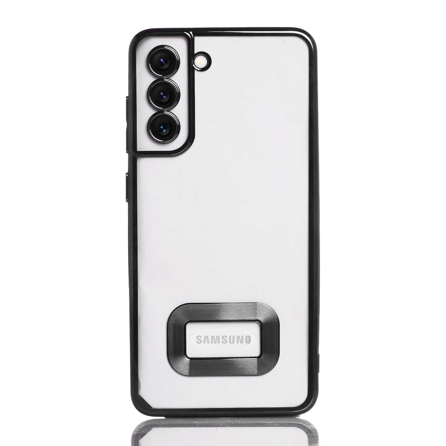 Maskica za Samsung Galaxy S21 FE "Elegant Transparent Case" - Crna Maskica za Samsung Galaxy S21 FE "Elegant Transparent Case" - Crna