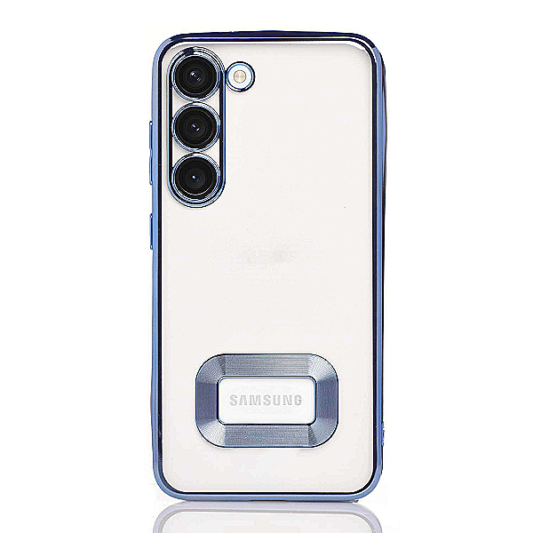 Maskica za Samsung Galaxy S23+ "Elegant Transparent Case" - Plava