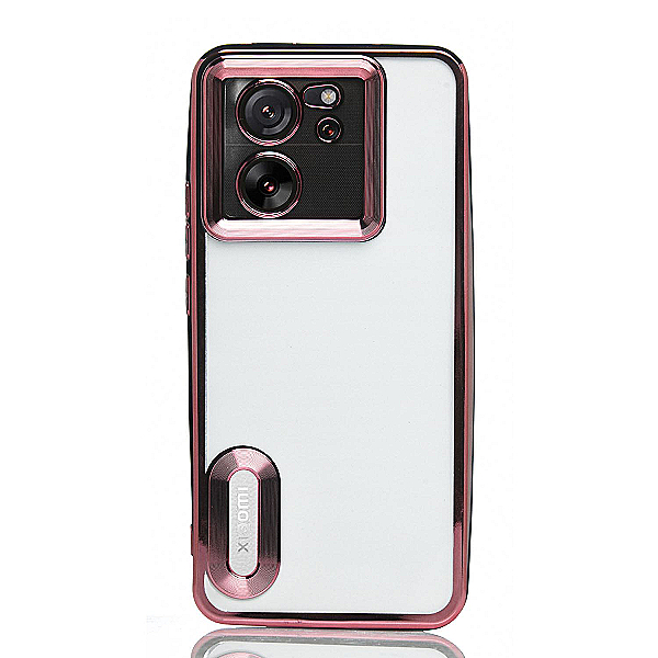 Maskica za Xiaomi 13T / 13T Pro "Elegant Transparent Case" - Roza