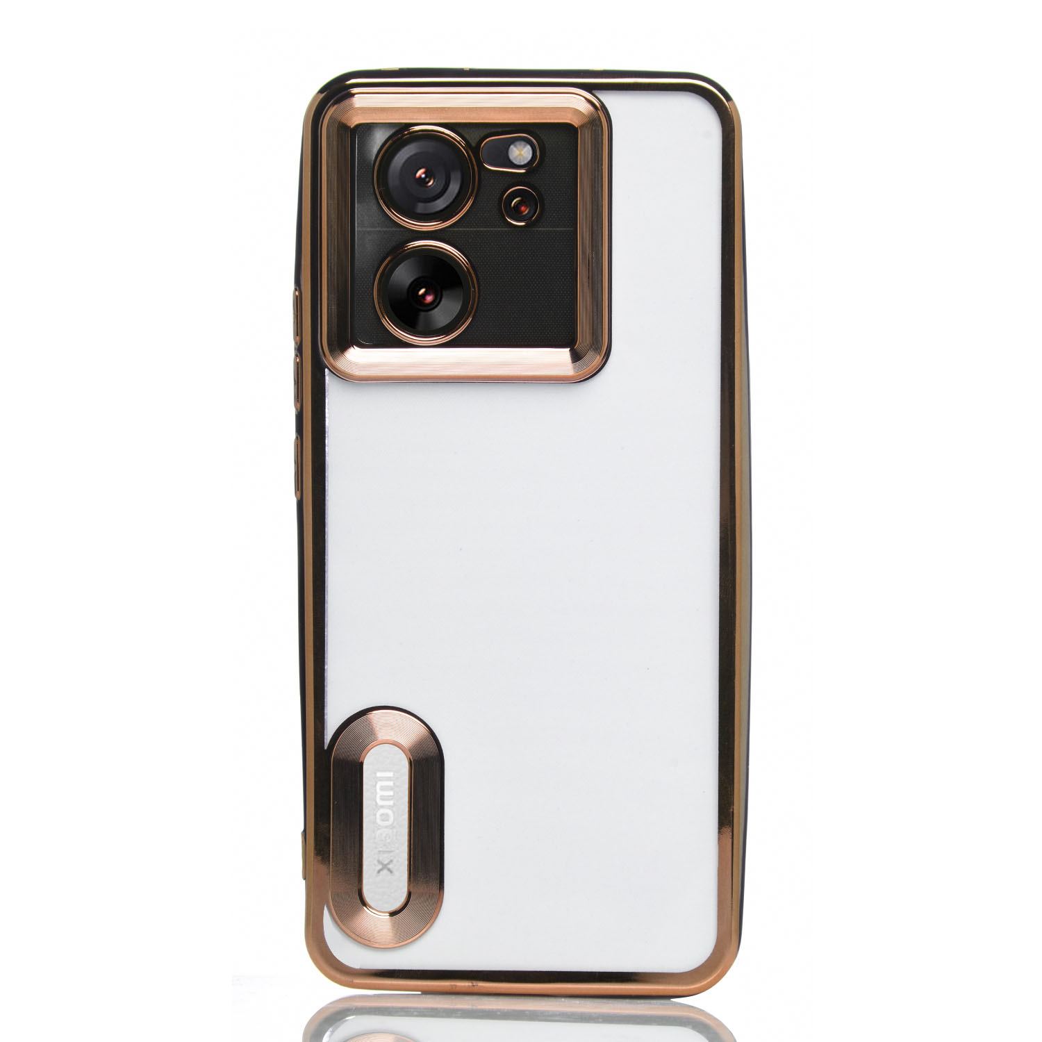 Maskica za Xiaomi 13T / 13T Pro "Elegant Transparent Case" - Zlatna Maskica za Xiaomi 13T / 13T Pro "Elegant Transparent Case" - Zlatna
