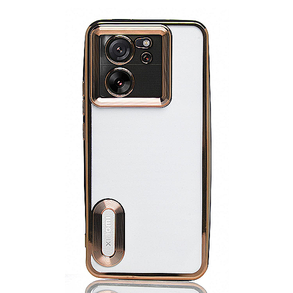 Maskica za Xiaomi 13T / 13T Pro "Elegant Transparent Case" - Zlatna
