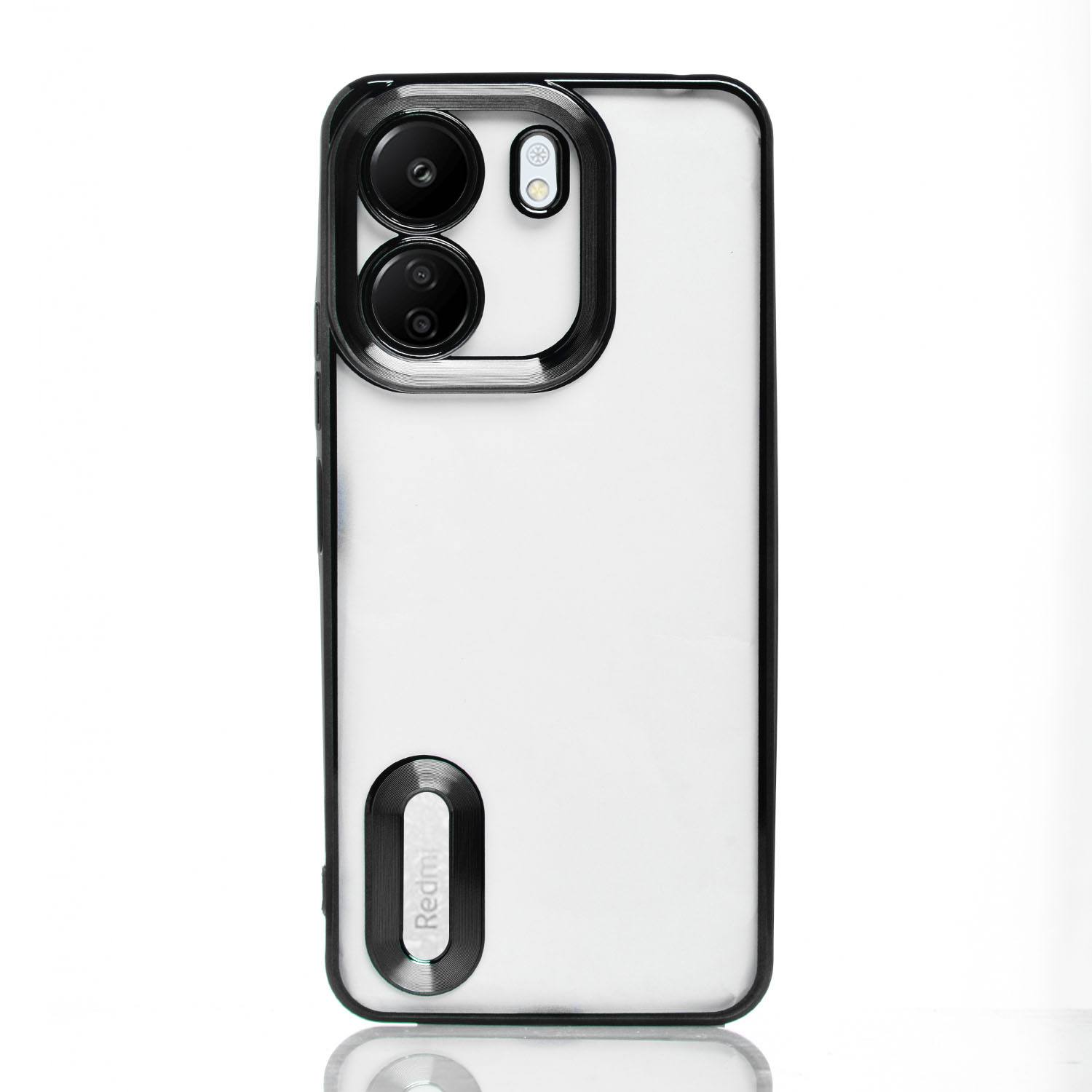 Maskica za Xiaomi Redmi 13C (4G) "Elegant Transparent Case" - Crna Maskica za Xiaomi Redmi 13C (4G) "Elegant Transparent Case" - Crna