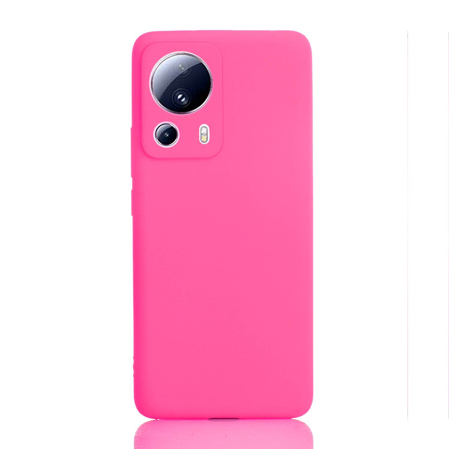 Maskica za Xiaomi 13 Lite "Back To Basics" - Fluorescentno roza Maskica za Xiaomi 13 Lite "Back To Basics" - Fluorescentno roza
