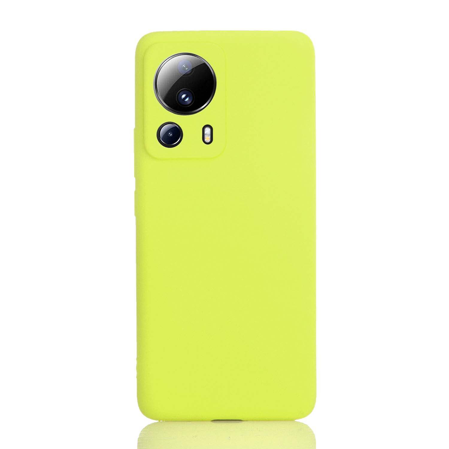 Maskica za Xiaomi 13 Lite "Back To Basics" - Fluorescentno žuta Maskica za Xiaomi 13 Lite "Back To Basics" - Fluorescentno žuta