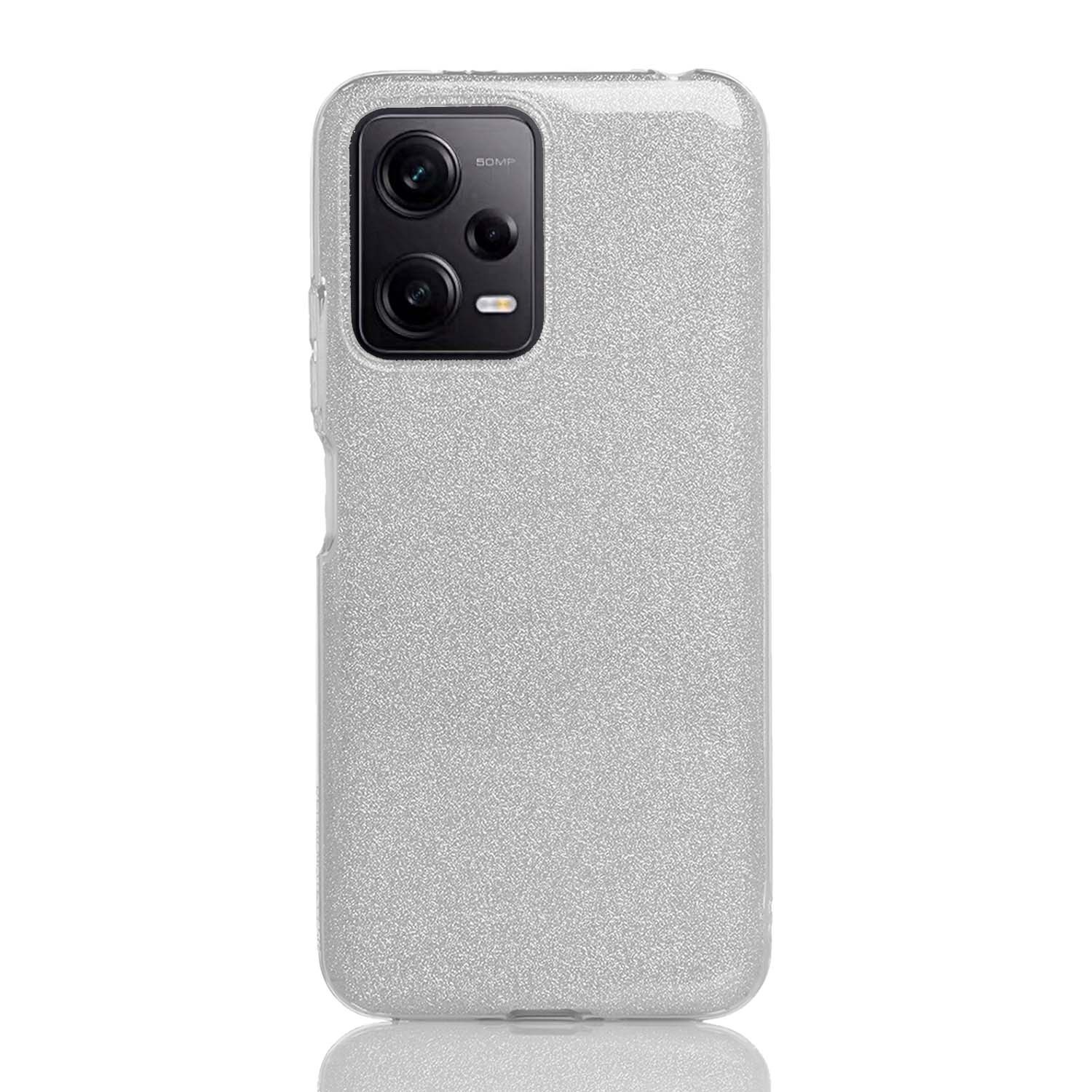 Maskica za Xiaomi Redmi Note 12 (5G) / Poco X5 (5G) "Diamonds Are Forever" - Srebrna Maskica za Xiaomi Redmi Note 12 (5G) / Poco X5 (5G) "Diamonds Are Forever" - Srebrna