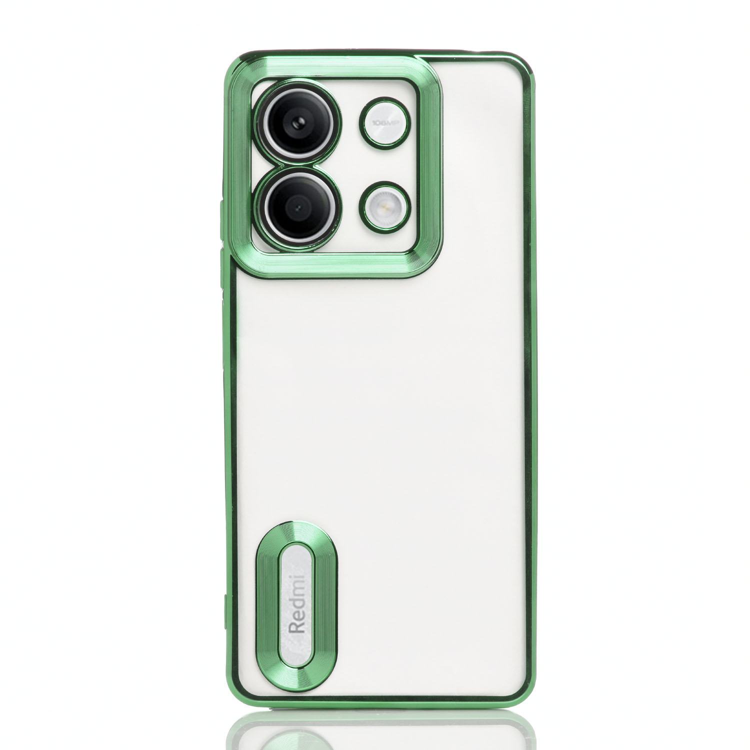 Maskica za Xiaomi Redmi Note 13 (5G) "Elegant Transparent Case" - Zelena