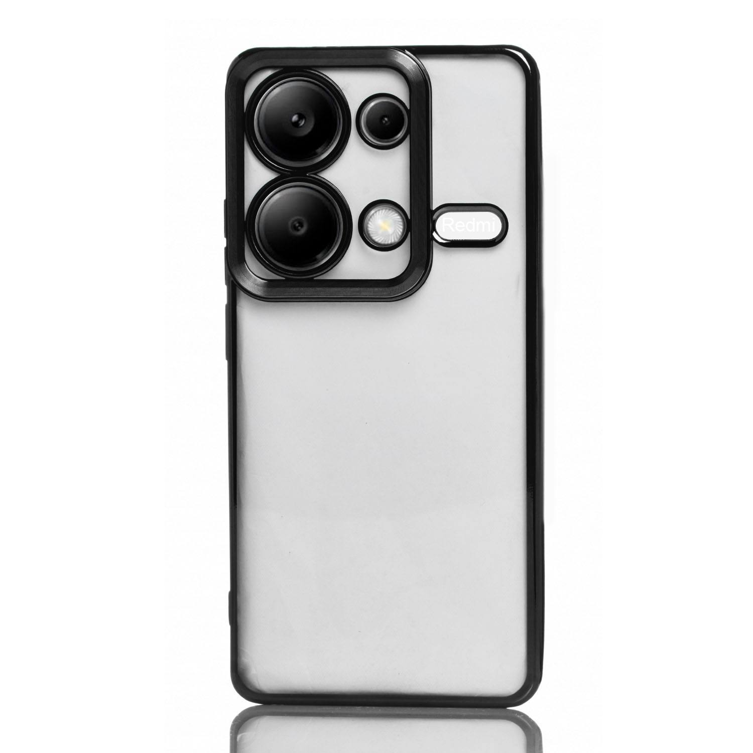 Maskica za Xiaomi Redmi Note 13 Pro (4G) "Elegant Transparent Case" - Crna Maskica za Xiaomi Redmi Note 13 Pro (4G) "Elegant Transparent Case" - Crna