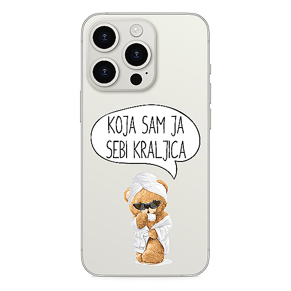 Maskica s karakterom "Koja sam ja sebi kraljica"